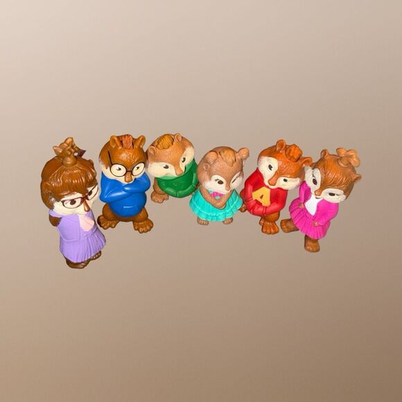 Vintage McDonalds Alvin & The Chipmunks & Chippets Figures A30 - Picture 8 of 8